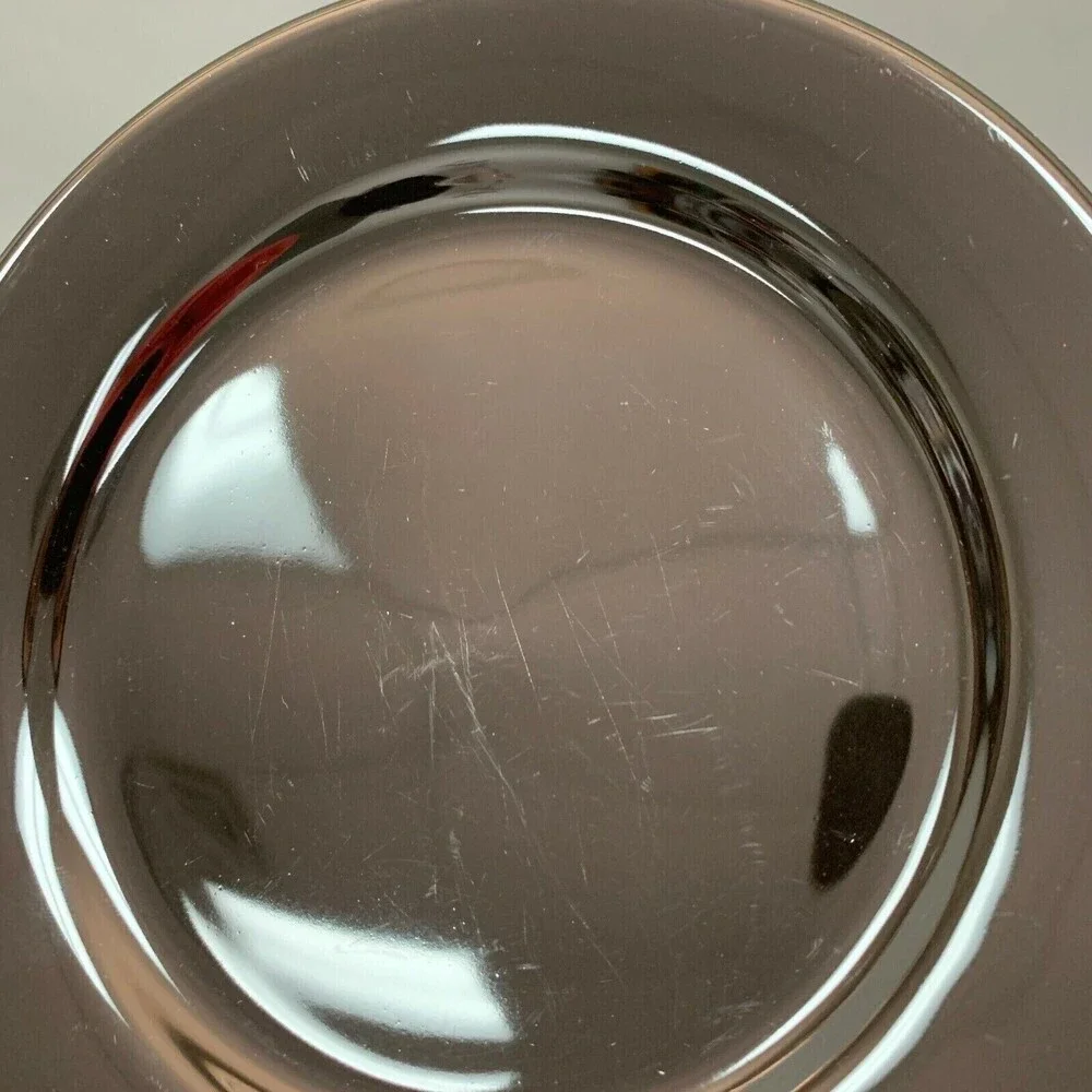 Waechtersbach Germany Black Salad Plates 8 1/2